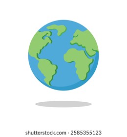 World globe.earth.in whit background .icon.world map