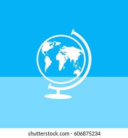World globe.Vector icon.