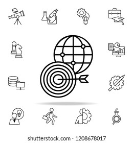 world goals icon. Startup icons universal set for web and mobile