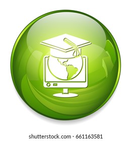 world graduate computer icon