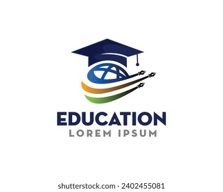 world graduation solution logo icon symbol design template illustration inspiration
