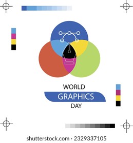 World graphics day illustration with Graphic Designers