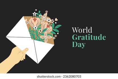 World Gratitude Day, Thanksgiving, celebration, Thank you, Vector, illustration, Mental Health, Volunteer, Charity, flyer, Creative, Grace, God, Jesus