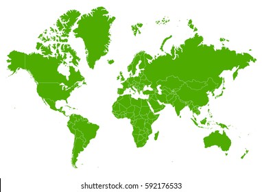 World green map