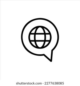 world grid icon with isolated vektor and transparent background.