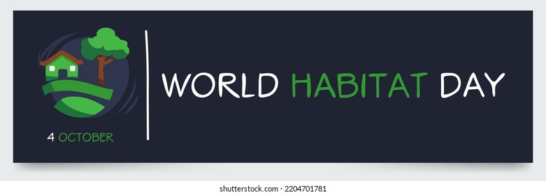 World Habitat Day, held on 4 October.