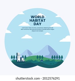 World Habitat Day - Illustration