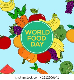 world habitat day ilustration food 