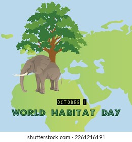 The World Habitat Day Vector Art