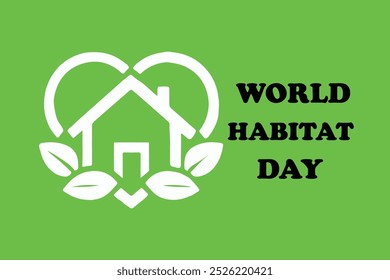 World Habitat Day Vector illustration