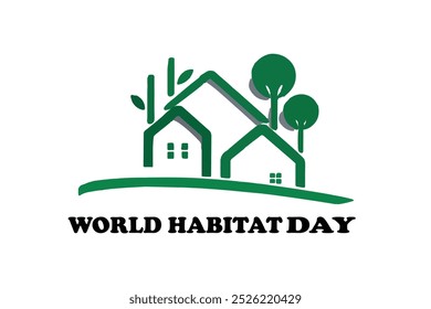 World Habitat Day Vector illustration