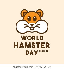 World Hamster Day. April 12. Eps 10.