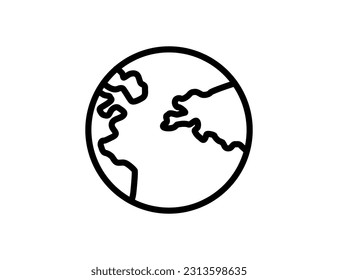 world hand drawn icon design