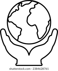 World In Hands Care For Earth