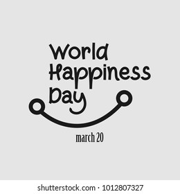 World Happiness day vector