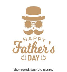 World happy fathers day best fathers lover T-shirt poster banner party greeting cards labels vector illustration design.