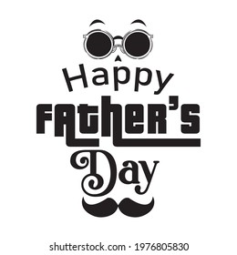 World happy fathers day best fathers lover T-shirt poster banner party greeting cards labels vector illustration design.