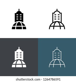 World Headquarters Icon Set