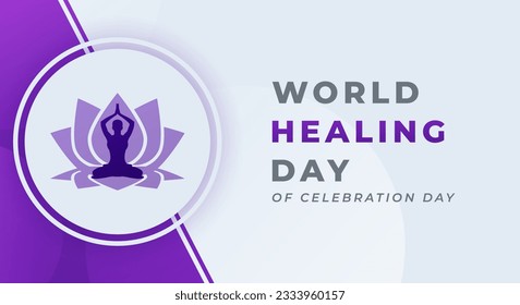 World Healing Day Celebration Vector Design Illustration for Background, Poster, Banner, Advertising, Greeting Card