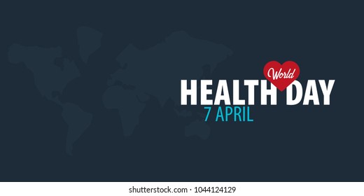 World Health day. 7 april. Medical banner. Vector illustration