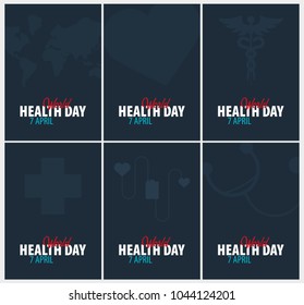 World Health day. 7 april. Medical banner. Vector illustration