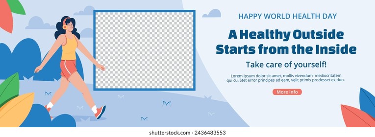 World Health Day background. Happy World Health Day Celebration. heart and stethoscope. April 7. Vector illustration design for Poster, Banner, Flyer, Greeting, Card, Post, Cover, Awareness campaign.