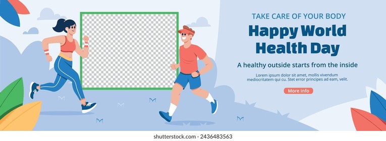 World Health Day background. Happy World Health Day Celebration. heart and stethoscope. April 7. Vector illustration design for Poster, Banner, Flyer, Greeting, Card, Post, Cover, Awareness campaign.