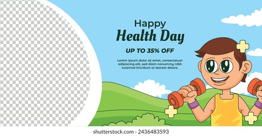 World Health Day background. Happy World Health Day Celebration. heart and stethoscope. April 7. Vector illustration design for Poster, Banner, Flyer, Greeting, Card, Post, Cover, Awareness campaign.