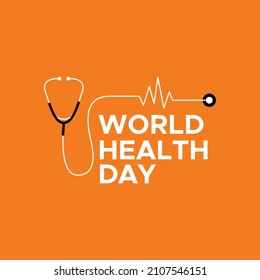 world health day banner template