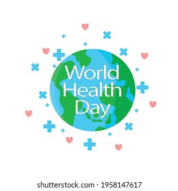 World Health Day Celebration Vector Template Design Illustration