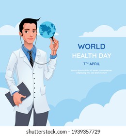 World health day concept design