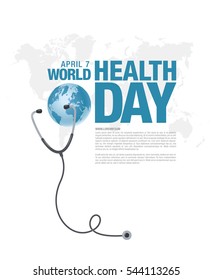 world health day concept poster