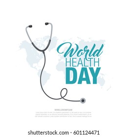 world health day concept poster