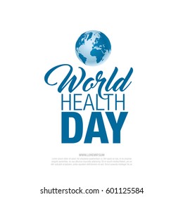 world health day concept poster