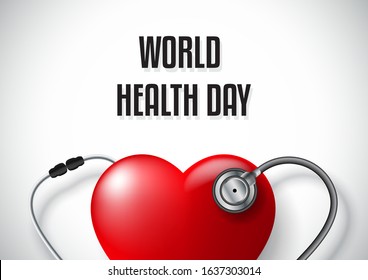 World health day concept. Vector illustration.