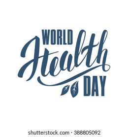 World health day concept. Vector illustration.