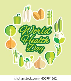 World health day concept. Vector illustration.