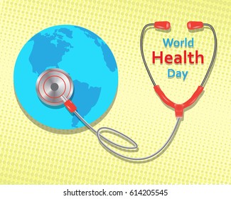 World health day concept. Vector illustration.