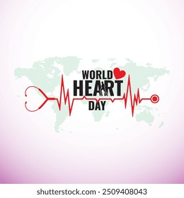 World Health Day creative concept unique banner poster social media web design. Heart with vegetable design for health day. Global health care concept. My Health My Right, aware of heart