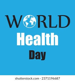 World Health Day Creative design with stetoskop vector illustration..eps