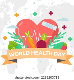 world health day design illustration concept