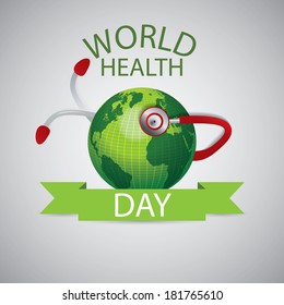 World health day design vector eps10