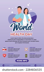 World health day design vector
