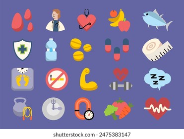 World Health Day Element Set