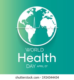 World Health Day is a global health awareness day celebrated every year on 7th April. Vector illustration design