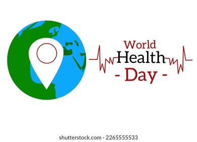 World Health Day is a global health awareness day which is observed every year on 7 April. Banners, Posters, Banners for World Health Day Vector illustration