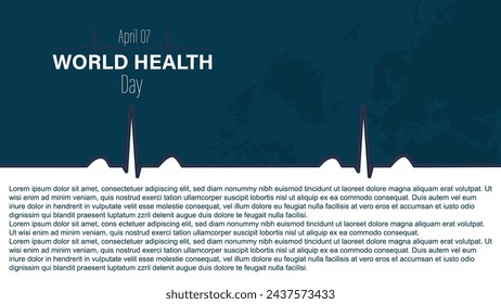 World Health Day is a global health awareness day celebrated every year on 7th April
