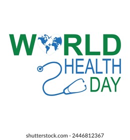 World Health Day is a global health awareness day celebrated every year on 7th April. Vector illustration design EPS 10