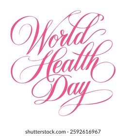 World health day logo design, vector stylish health day, love with health logo design