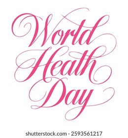 World health day logo design, vector stylish health day, love with health logo design